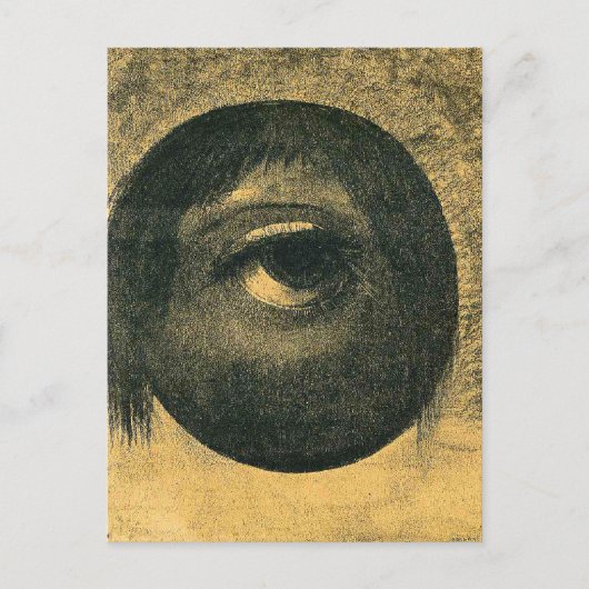 Odilon Redon - Vision, 1883, Postkarte (Vorderseite)