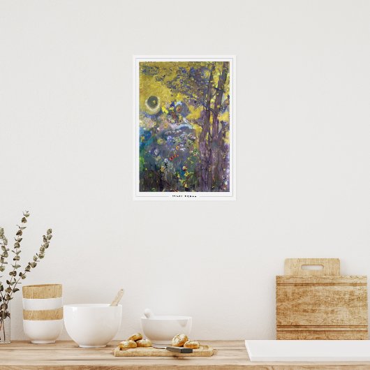 Odilon Redon Zedign Art Poster #13 (Küche)