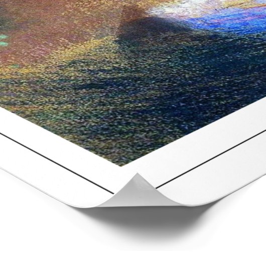 Odilon Redon Zedign Art Poster #2 (Ecke)