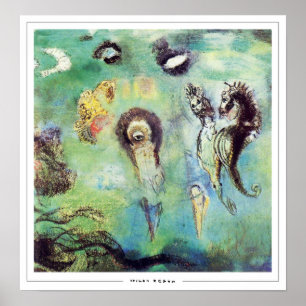 Odilon Redon Zedign Art Poster #234
