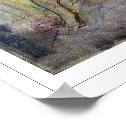 Odilon Redon Zedign Art Poster #256 (Ecke)