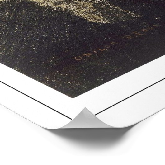 Odilon Redon Zedign Art Poster #517 (Ecke)