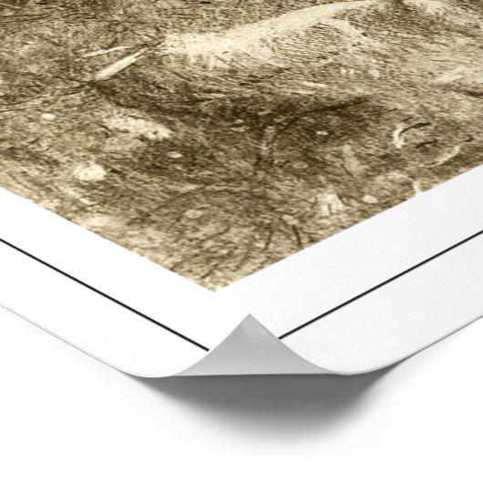 Odilon Redon Zedign Art Poster #565 (Ecke)