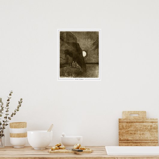 Odilon Redon Zedign Art Poster #678 (Küche)