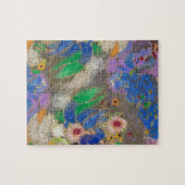 Odilon Redons abstrakte Blume Hintergrund. Puzzle (Horizontal)