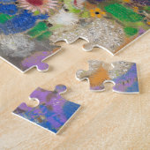 Odilon Redons abstrakter Blumenhintergrund. Puzzle (Seite)