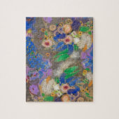 Odilon Redons abstrakter Blumenhintergrund. Puzzle (Vertikal)