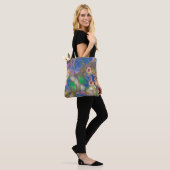 Odilon Redons abstrakter Blumenhintergrund. Tasche (Am Model)
