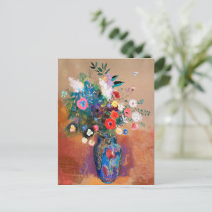 Odilon Redons Gemälde, Bouquet of Flowers, Postkarte
