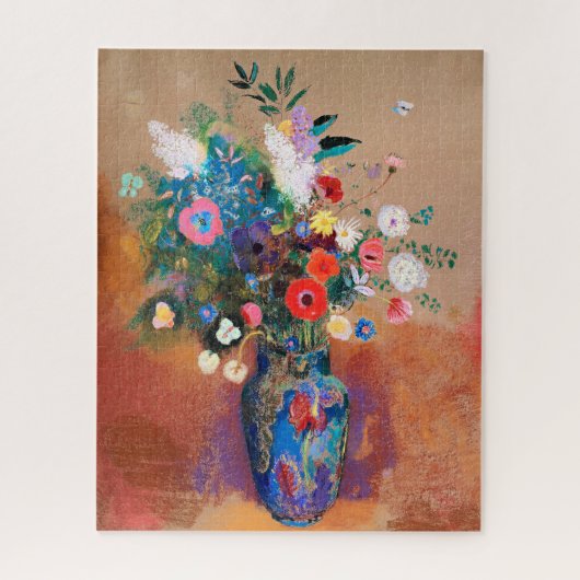 Odilon Redons Gemälde, Bouquet of Flowers, Puzzle (Vertikal)