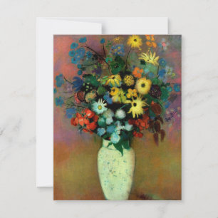 Odilon Redon's Vase mit Blume (1914) Einladung