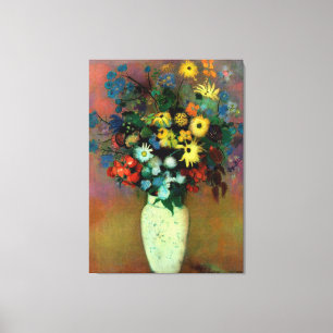Odilon Redon's Vase mit Blume (1914) Leinwanddruck
