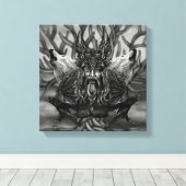 Odin-All-Father Leinwanddruck (Insitu (Holzboden))