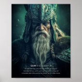 Odin der Allvater Poster (Vorne)