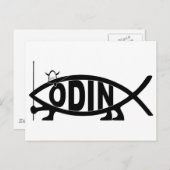 Odin Fish Postkarte (Vorne/Hinten)