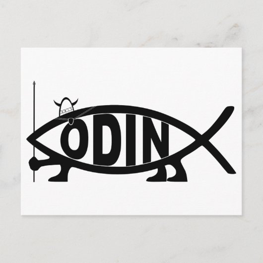 Odin Fish Postkarte (Vorderseite)