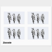 Odin, Freyja & Thor Rechteckiger Aufkleber (Blatt)