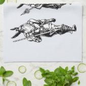 Odin, Freyja u. Thor Küchentuch (Gefaltet)