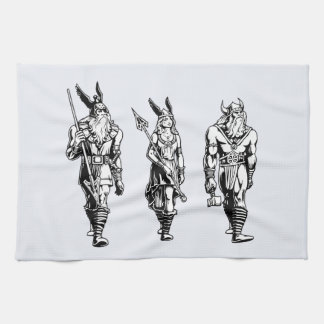 Odin, Freyja u. Thor Küchentuch