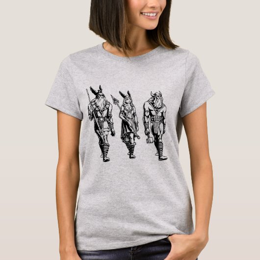 Odin, Freyja u. Thor T-Shirt (Vorderseite)
