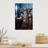 Odin - groß poster (Küche)