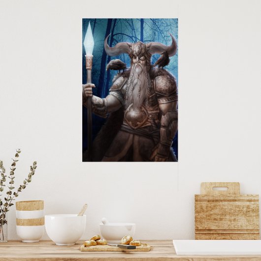 Odin - groß poster (Küche)