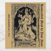 Odin Mead Wine Label Template Weinetikett (Einzelnes Label)