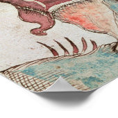 Odin mit seinen beiden Krähen, Hugin und Munin Poster (Ecke)