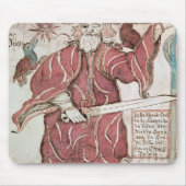 Odin, mit seinen zwei Krähen, Hugin und Munin Mousepad (Vorne)