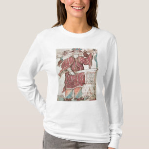 Odin, mit seinen zwei Krähen, Hugin und Munin T-Shirt