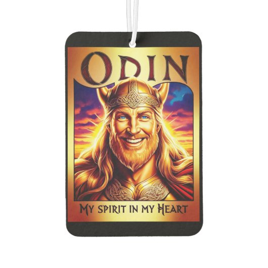 ODIN, MY SPIRIT IN MY HEART. AUTOLUFTERFRISCHER (Rückseite)