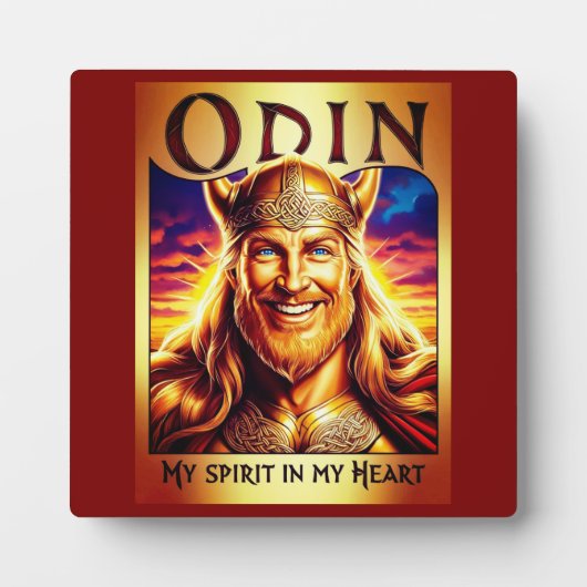 ODIN, MY SPIRIT IN MY HEART. FOTOPLATTE (Vorderseite)