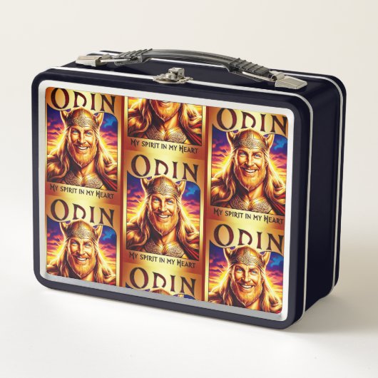 ODIN, MY SPIRIT IN MY HEART. METALL BROTDOSE (Vorderseite)