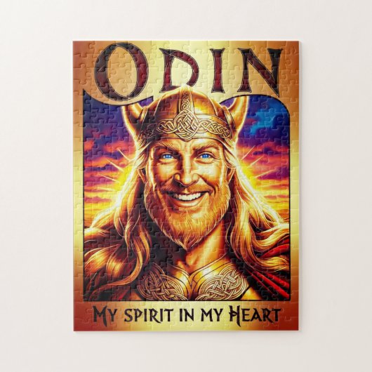 ODIN, MY SPIRIT IN MY HEART. PUZZLE (Vertikal)
