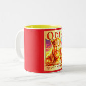 ODIN, MY SPIRIT IN MY HEART. ZWEIFARBIGE TASSE (Vorderseite Links)
