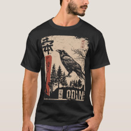Odin Norse God Poster - Japanischer Ukiyo-e-Stil T-Shirt