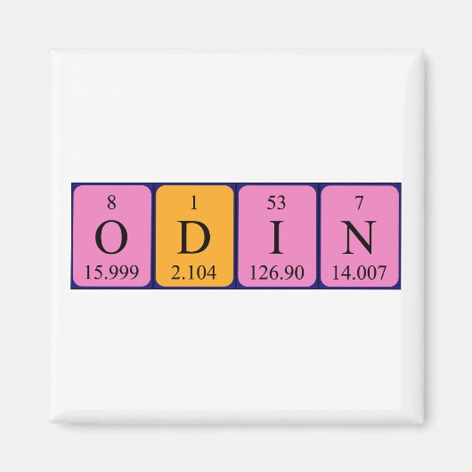 Odin Periodenmagnet Magnet (Vorne)