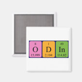 Odin Periodenmagnet Magnet (Vorderseite/Rückseite)