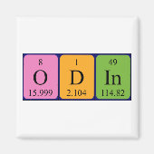 Odin Periodenmagnet Magnet (Vorne)