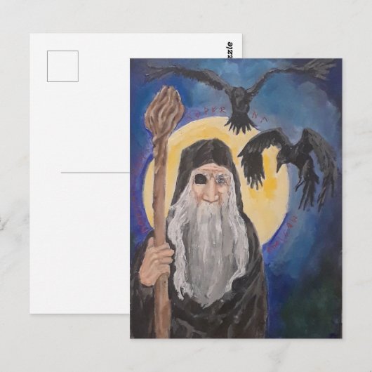Odin Postcard Postkarte (Vorne/Hinten)