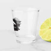 Odin Raben-Krähen-Viking-Mythologierunen runic Schnapsglas (Rechts)