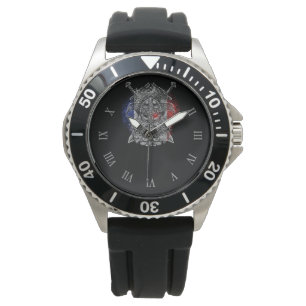 Odin-Raben-Schwerter Wikinger-Mythologie Frankreic Armbanduhr
