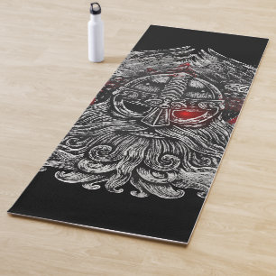 Odin-Raben-Schwerter Wikinger-Mythologie Kanada-Fl Yogamatte