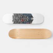 Odin Raben und Schwerter Wikinger-Mythologie Skateboard (Horizontal)