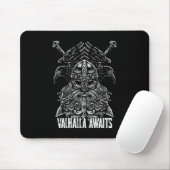 Odin Raben Viking-Mythologie Walhall erwartet Mousepad (Mit Mouse)