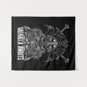 Odin Raben Viking-Mythologie Walhall erwartet Wandteppich (Vorderseite (Horizontal))