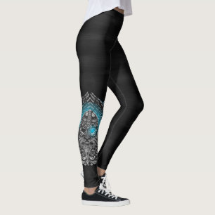 Odin Raben Wikinger-Mythologie Valhalla wartet Leggings