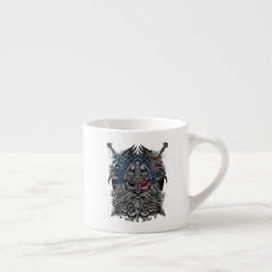 Odin ravens and Schwerter Viking Mythology USA fla Espressotasse