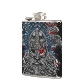 Odin ravens and Schwerter Viking Mythology USA fla Flachmann (Links)