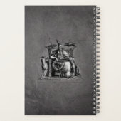 Odin ravens auf seinem Steinthron, der die Mytholo Planer (Rückseite)